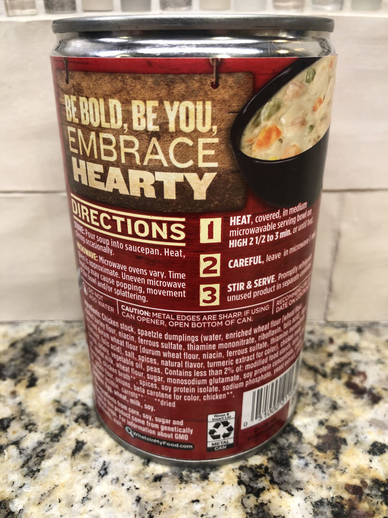 12 Campbell's CHUNKY Pub Style Chicken Pot Pie Soup 18.8 oz Cans