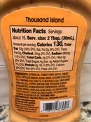 4 BOTTLES Great Value Thousand Island Salad Dressing & Dip 16 oz FREE SHIP