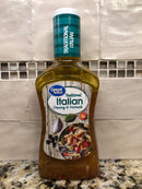4 BOTTLES Great Value Traditional Italian Salad Dressing 16 oz Marinade