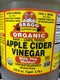 1 Gallon Bragg Organic Apple Cider Vinegar with Mother Raw Unfiltered