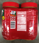 2 JARS NON GMO Gluten Free Jif Extra Creamy Peanut Butter 2 pk 48 oz FREE SHIP