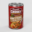 Campbell's Chunky Minestrone with Italian Sausage Soup, 18.8 oz Cans