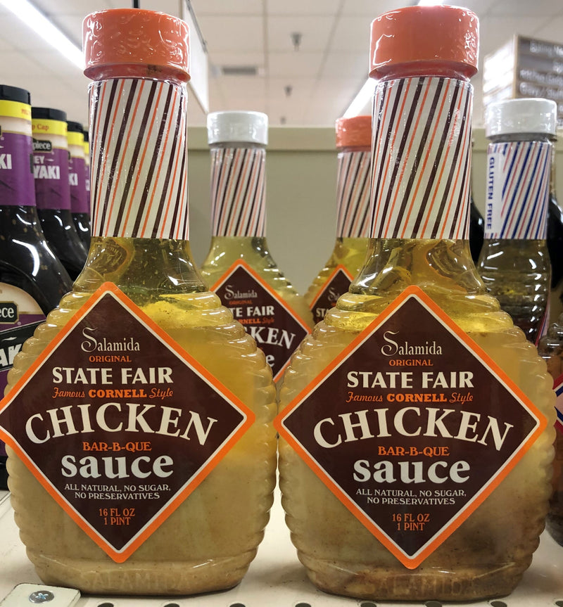 2 BOTTLES Salamida Original State Fair Famous Cornell Style Chicken BBQ Sauce