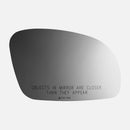 Right Door Mirror Glass Assembly Volkswagen Beetle 2001
