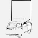 Front Window Channel Volkswagen Super Beetle Transporter 1975-1979