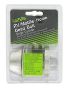 L32CS3108 Deadbolt Single Cylinder 1" Throw Clam Shell Camper RV Travel Trailer