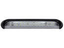 LED Indoor/Outdoor Light 8" Clear Lens Black Housing RV Camper Travel Trailer