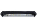 LED Indoor/Outdoor Light 8" Clear Lens Black Housing RV Camper Travel Trailer