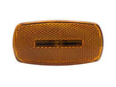 Side Marker Light Amber Lens Black Housing RV Camper Travel Trailer