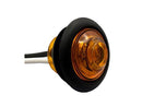 Side Marker Light LED Amber Lens Black Trim LED Bulb RV Camper Travel Trailer