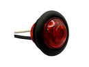 Side Marker Light LED Red Lens Black Trim LED Bulb RV Camper Travel Trailer
