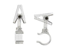 Clip Use To Hold 3/8" Or 1/2" Rope Lights Clear 10 Pack RV Camper Travel Trailer