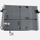 A/C Condenser for BMW 850i 1991
