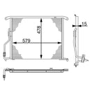 A/C Condenser for Mercedes-Benz S430 S500 2000