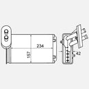 Heater Core Volkswagen Beetle Cabrio Corrado Golf Jetta Passat 1984-2001