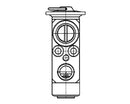 A/C Expansion Valve for Mercedes-Benz CL500 S430 S500 2000