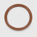 One brown rear crankshaft oil seal with large circular opening