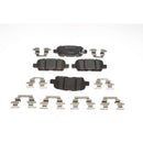 Rear Ceramic Brake Pad Set with Hardware for Suzuki Grand Vitara 2007–2013