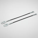 2 Bed Tailgate Hinge Straps Cables Dodge Ram 1500 2500 3500 Pickup Truck 94-02
