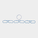 Lower Engine Intake Manifold Gasket Set for Isuzu Ascender