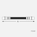 Front Brake Hose Volkswagen Corrado Passat 1990-1997