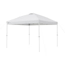 10' x 10' White Instant Straight Leg Canopy, 100 Sq. Ft. Shade