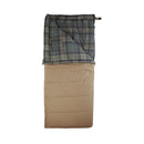 15 Degree Cold Weather Rectangular Canvas Sleeping Bag, 84 in x 36 in, Tan