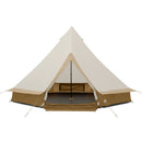 8-Person Bell Tent with String Lights, 15 ft x 15 ft, 22.57 lb