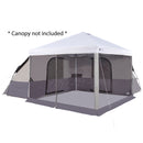 8-Person Tent Accessory with Screen Porch for 10 ft x 10 ft Canopy