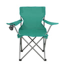 Quad Folding Camp Chair with Cupholder, Serrano Pepper