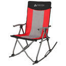 Camping Rocking Chair, Red, Adult, 16.7 lb