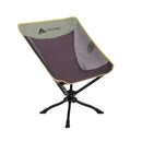 Compact Camping Chair with 360-Degree Swivel Seat, Carry Bag, Green