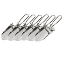 Folding Steel Trowel Set, Silver, 6 Pack