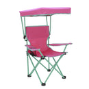 Kids Canopy Chair with Safety Lock, 125 lb Capacity, Pink/Green