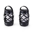 LED Flame Light Lantern, 100 Lumens, 2-Pack, Black