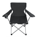 Quad Folding Camp Chair with Cup Holder, Black