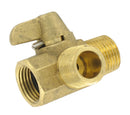 P23401LF Diverter Valve Brass 1/2" MPT x MPT x FPT Bulk Camper RV Travel Trailer