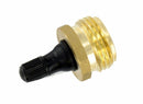 P23518LFVP Blow Out Plug Brass with Valve Carded Single Camper RV Travel Trailer