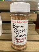 2 BOTTLES Bone Suckin’ Sauce Original Seasoning & Rub 5.3 oz. Jar