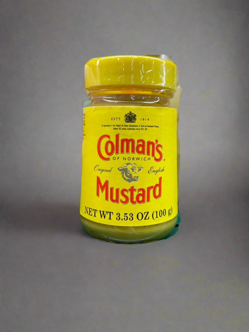 3 Bottles Colman's of Norwich Original Mustard 3.53 oz English Sandwich Condiment