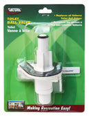 Q23679VP La Toilette Ball Valve Carded Camper RV Travel Trailer Motorhome