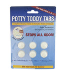 Q5000VP Potty Toddy Tabs 6 Per Card Unscented Camper RV Travel Trailer