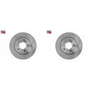 Pair of Rear Rotors for Mercedes-Benz CLK320 CLK430 E300 E320 E420 E430
