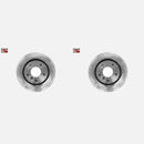Pair of Rear Rotors for BMW 323Ci 323i 323is 325Ci 325i 328Ci 328i 328is E36 E46