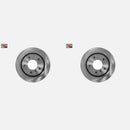 Pair of Rear Rotors for BMW 323Ci E46 2000
