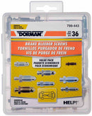 Front Brake Bleeder Screw Set for BMW 635CSi 733i 735i 750iL 850i M3 M5 M6