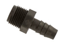RF834 Male Adapter 3/8" MPT x 3/8" Barb Plastic Camper RV Travel Trailer