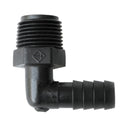 RF835 90° Ell Male Adapter 3/8" MPT x 3/8" Barb Plastic Camper RV Travel Trailer