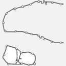 Lower Engine Timing Cover Gasket for BMW 318i 318is E36