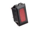 Power Indicator Light 10 Amp 14 Volt DC Red Black RV Camper Travel Trailer